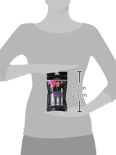 Urban Beauty United Face on Kit - Set Esencial 3 Brochas + Esponja Aplicadora 60 g