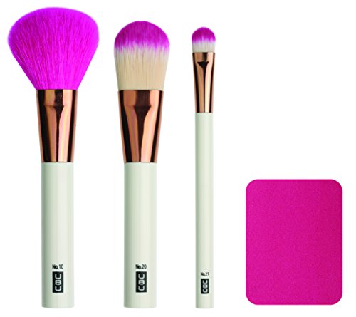 Urban Beauty United Face on Kit - Set Esencial 3 Brochas + Esponja Aplicadora 60 g