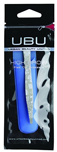 Urban Beauty United High Brow Flat Tip Tweezer - Pinza de punta Plana 21 G