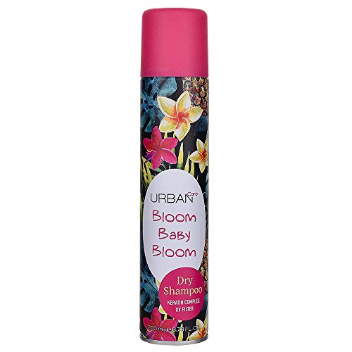 Urban Care, Champú en Seco Dry Shampoo Flower Scent, Aroma Floral, para Todo Tipo de Cabello, 200ml