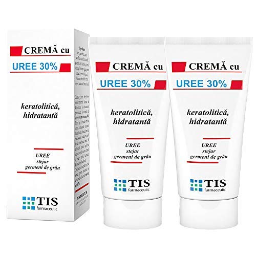 Urea Cream de 30% con roble y germen de trigo, 50 ml, (Paquete de 2)