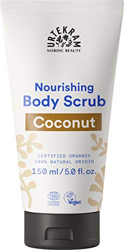 Urtekram Exfoliante Corporal de Coco BIO, nutritivo aceite de coco virgen, 150 ml