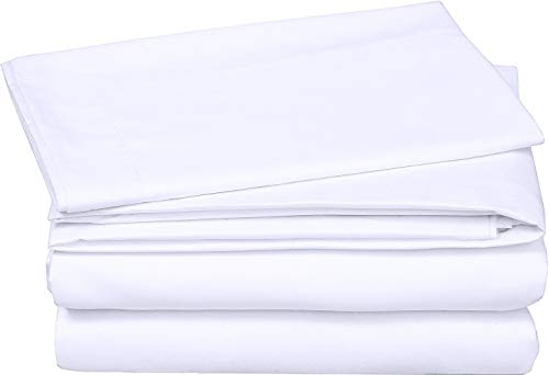 Utopia Bedding Juego de Funda de Edredón - Microfibra Funda de Nórdica y 2 Fundas de Almohada - (Cama 135/150, 230x220cm, Blanco)