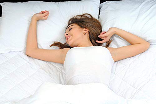 Utopia Bedding - Protector de colchón Acolchado - Microfibra - Transpirable - Funda para colchon estira hasta 38 cm de Profundidad - 90 x 190 cm, Cama 90