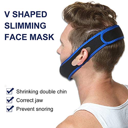 V line Lifting Mask, Vendajes Facial Adelgazante, V-Shaped Slimming Mask, Vendaje de Elevación Facial Sin Dolor Para Elimina la Flacidez Lifting de Piel Reafirmante Antienvejecimiento - 2 Piezas