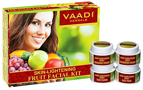 Vaadi Herbals Facial Kit – skin-lightening frutas Facial Kit – All Natural – apto para todos los tipos de piel y tanto para hombres y mujeres – 70 gramos -