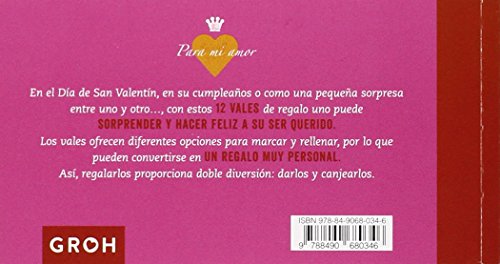 Vales de amor para la persona más especial del mundo (Vales de Regalo)