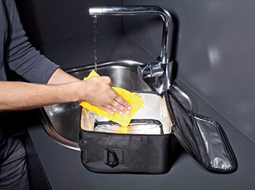 Valira Bolsa Porta Alimentos, Tela, Compact, Negro, centimeters