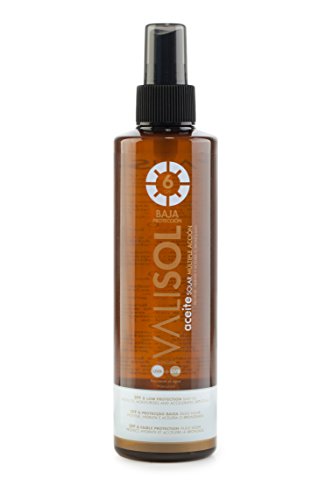 Valisol Aceite Solar Protector SPF6 con Acelerador de bronceado - 250ml