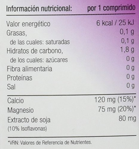VALLESOL magnesio + calcio + isoflavonas de soja caja 24 uds