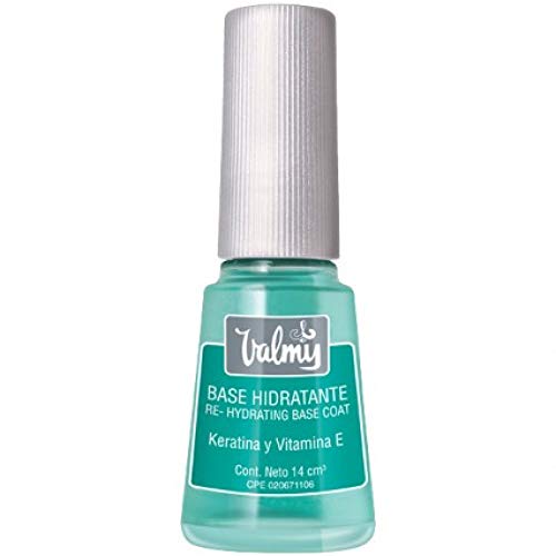 Valmy Base Hidratante y Secado Rápido para Uñas – Tratamiento de Esmalte Fortalecedor con Keratina y Vitamina E y Top Coat para Brillo y Protección (14 ml c/u)
