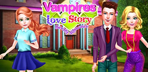Vampiro Historia de amor & Secreto Romance - Un juego de fantasía romántica para los adolescentes para descubrir un triángulo amoroso inusual