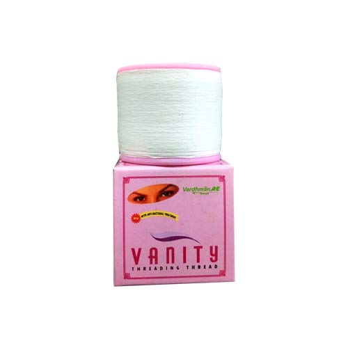 Vanity - 2 bobinas de 300 m para depilación con hilo de cejas, hilo extra suave y fuerte, anti bacteriano