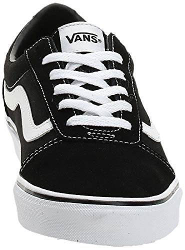 Vans Ward - Zapatillas para Mujer, Negro (Suede/Canvas/Black/White Iju), 39 EU