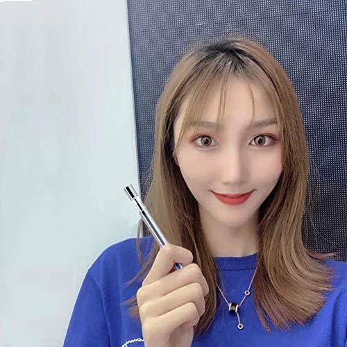 Vaporizador CBD vape pen para cigarrillo electrónico con batería de 350 mAh y tanque recargable de 0.5 ml y bolsa de transporte, sin nicotina y líquido (2 piezas)