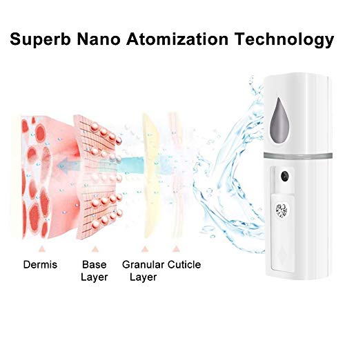 Vaporizador facial, estampar facial, sauna facial, Nano Ionic rostro, dispositivo de vapor humidificador para rostro, humidificador para rostro, cuidado facial