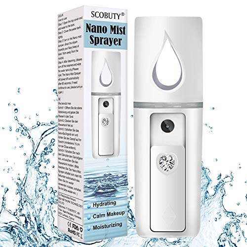 Vaporizador facial, estampar facial, sauna facial, Nano Ionic rostro, dispositivo de vapor humidificador para rostro, humidificador para rostro, cuidado facial