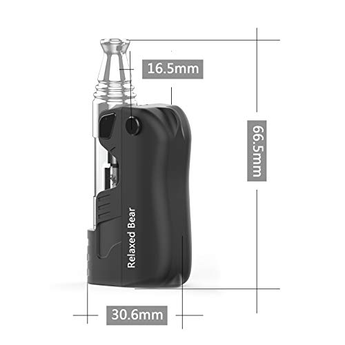 vaporizador,Atman® PUG CBD oil vaporizador(510 hilo) con bobina de cerámica cbd vape cartridge (0.8ml) compatible recargable e-liquid vaporizer pen,sin nicotina