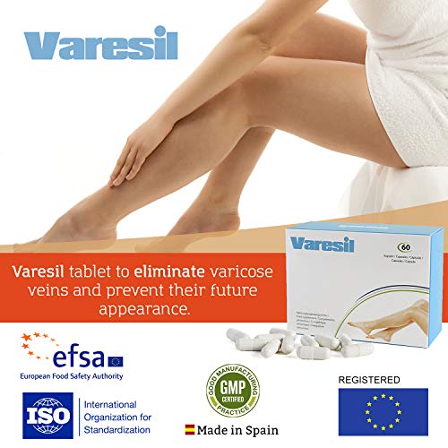Varices - 3 Varesil Pills: Pastillas para prevenir las varices
