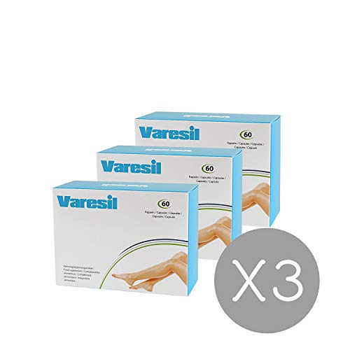 Varices - 3 Varesil Pills: Pastillas para prevenir las varices