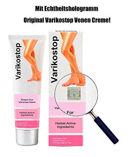 VARIKOSTOP Crema para las varices - ayuda muy eficazmente contra las venas varicosas