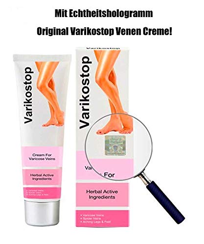 VARIKOSTOP Crema para las varices - ayuda muy eficazmente contra las venas varicosas