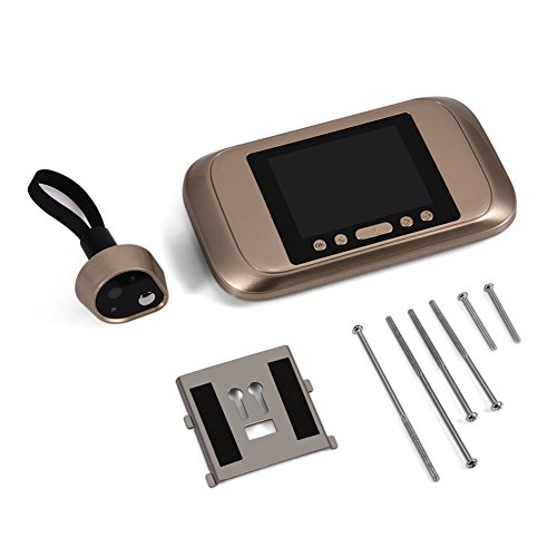 VBESTLIFE Viewer Timbre Inteligente Visual Digital con 3.2 Pulgadas Pantalla LED 1MP HD Mirilla Electronica Timbre Video de Puerta para Seguridad de Casa/Oficina /Hotel