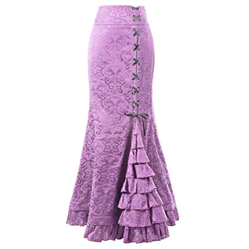 Vectry Faldas Falda De Flamenca Niña Faldas Mujer Cortas Fatas Mujer Tul Falda Vaquera Niña Falda Tutu Faldas Largas Boda Faldas Vuelo (Fucsia, XXXL)