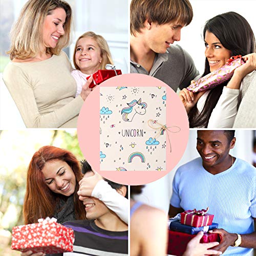 VEESUN Album de Fotos Scrapbook, 60 Páginas Negras (30 Hojas), DIY DIY Scrapbooking Album Original para Boda Aniversario de Oro Cumpleaños Navidad para Mujer Niña Novios Novia Regalos, Unicornio