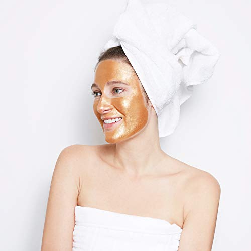Vegetal -Gold Mask - Talika 12501 - Mascarilla de Oro Regeneradora - Antioxidante y Calmante - Todo Tipos de Pieles - Piel Reforzada y Luminosa en Solo 10 Minutos, Dorado, 11.7 cm