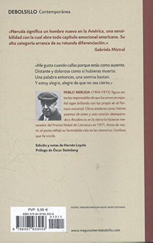 Veinte poemas de amor y una canción desesperada (Contemporánea)