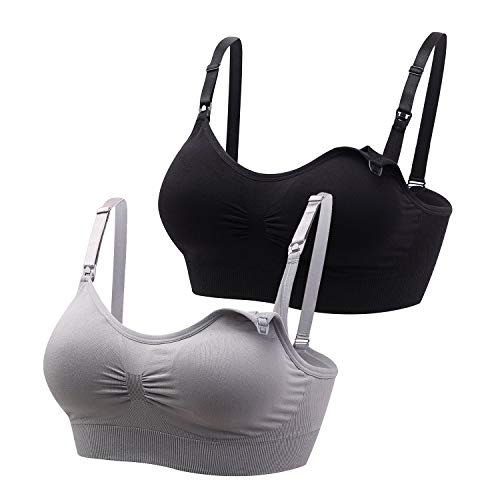 Vellette Sujetador de Maternidad para Mujeres Bra Bralette sin Costuras (3PCS/2PCS)