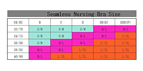 Vellette Sujetador de Maternidad para Mujeres Bra Bralette sin Costuras (3PCS/2PCS)