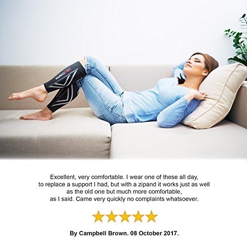 VeloChampion Medias de Compresión Recuperación para Hombres y Mujeres (20-30 mmHg) Ideal para Dolor de Espinillas, Deportes, Viajes, Dolor de Piernas, Varices, Trombosis Venosa Grave, Embarazo