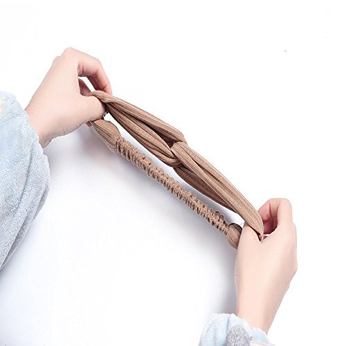 Venda De Pelo Mujer Elástico Color Puro Suave Headbands Verano Turbante pelo Deporte Mujeres