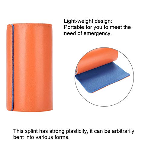 Vendaje de espuma, férula fija para férula de fractura de primeros cuidados de emergencia y fracturas, soporte de las férreas de atención de la salud para los músculos, férulas de espinillas