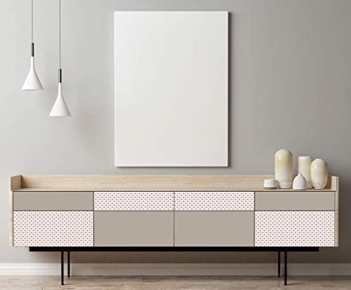 Venilia Adhesiva Motivo Flakes, Decorativa, Muebles, Papel Pintado, lámina autoadhesiva, sin ftalatos, 45 cm x 2 m, Espesor: 0,16 mm, 54788