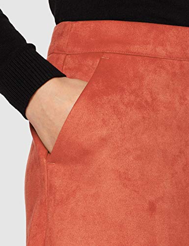 Vero Moda Vmdonnadina Faux Suede Short Skirt Col Falda, Marrón (Bruschetta Bruschetta), X-Large para Mujer