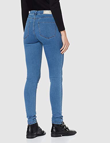 Vero Moda Vmjulia Flex It Mr Slim Jegging Gu303 Vaqueros, Azul (Medium Blue Denim Medium Blue Denim), 36 /L30 (Talla del Fabricante: Small) para Mujer