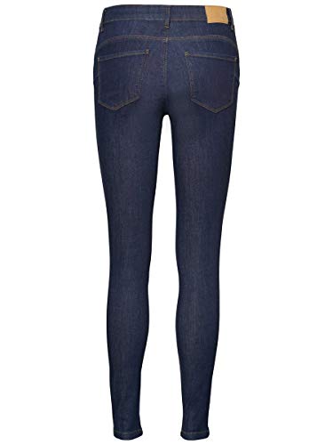 Vero Moda Vmseven NW S Shape Up Jeans Vi500 Noos Pantalones Vaqueros Delgados, Azul (Dark Blue Denim), 42 /L34 (Talla del Fabricante: X-Large) para Mujer