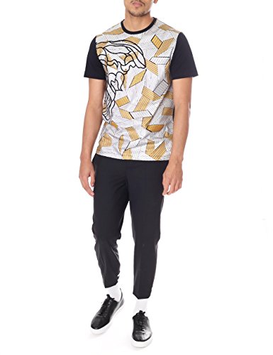 Versace Collection Camiseta - para Hombre Negro Negro XX-Large
