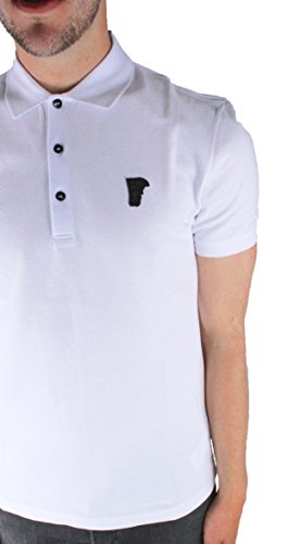Versace Collection V800499S VJ00068 V1001 Camisa polo Blanco White V1001 Hombre