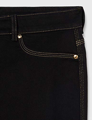 Versace Jeans Donna Skinny Vaqueros, Negro (Negro 899), 42 (Talla del Fabricante: 33) para Mujer