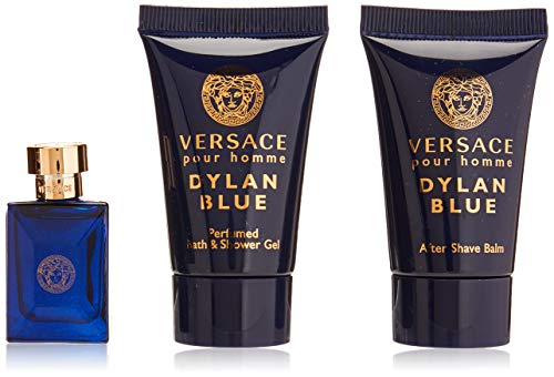 Versace Versace Pour Homme Dylan Blue - Edt 5 Ml + Sprchový Gel 25 Ml + Balzám Po Holení 25 Ml 55 ml