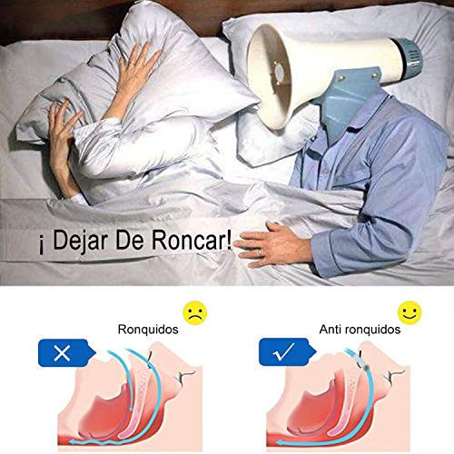 [Versión Nuevo]Dilatador Nasal Anti Ronquidos Dyroe, Nose Clip Silicona con Imán Mejora la Respiración Nariz Clip para Ayudar a Dormir Mejor Antironquidos para el Ejercicio
