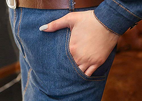 Vestido Vaquero Mujer Fashion Elegantes Manga Primavera Festival Otoño de Moda Largo De Solapa Denim Vestidos Talla Grande Casuales Tendencia Streetwear Vestido Midi Dress