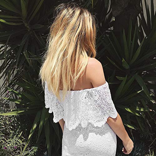 Vestido Verano Mujer 2019 Vestido De Encaje Vestido De Playa Halter Verano Mujer Fiesta De Sexy De Moda Vestidos De Fiesta Mujer Tallas Grandes Verano Falda Sonnena