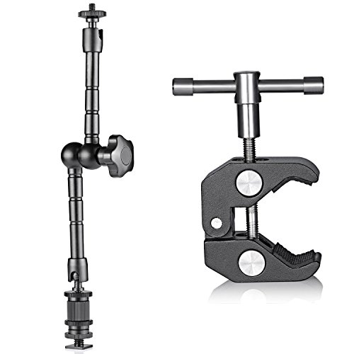 VFOTO® 11 Inch Brazo Mágico + Grande Super Pinza de Cangrejo  Para DSLR Rig Cámara a Monitorear de Luz de LED