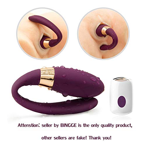 Vibradór para Paréjas Mujer, Vibradór Pareja Mejorada Bragas de Dóble Motor 7 Vibración patterns Estimulạción Puntó G e Motor 7 Vibración patterns Estimulạción Clítóris Puntó G