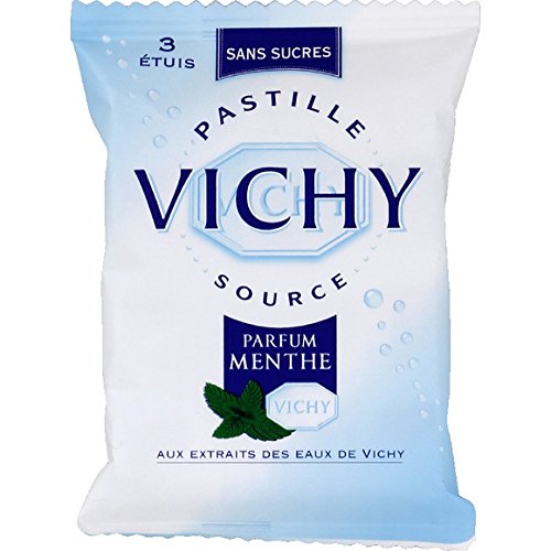 Vichy Mint Lozenges sin azúcares - con edulcorantes